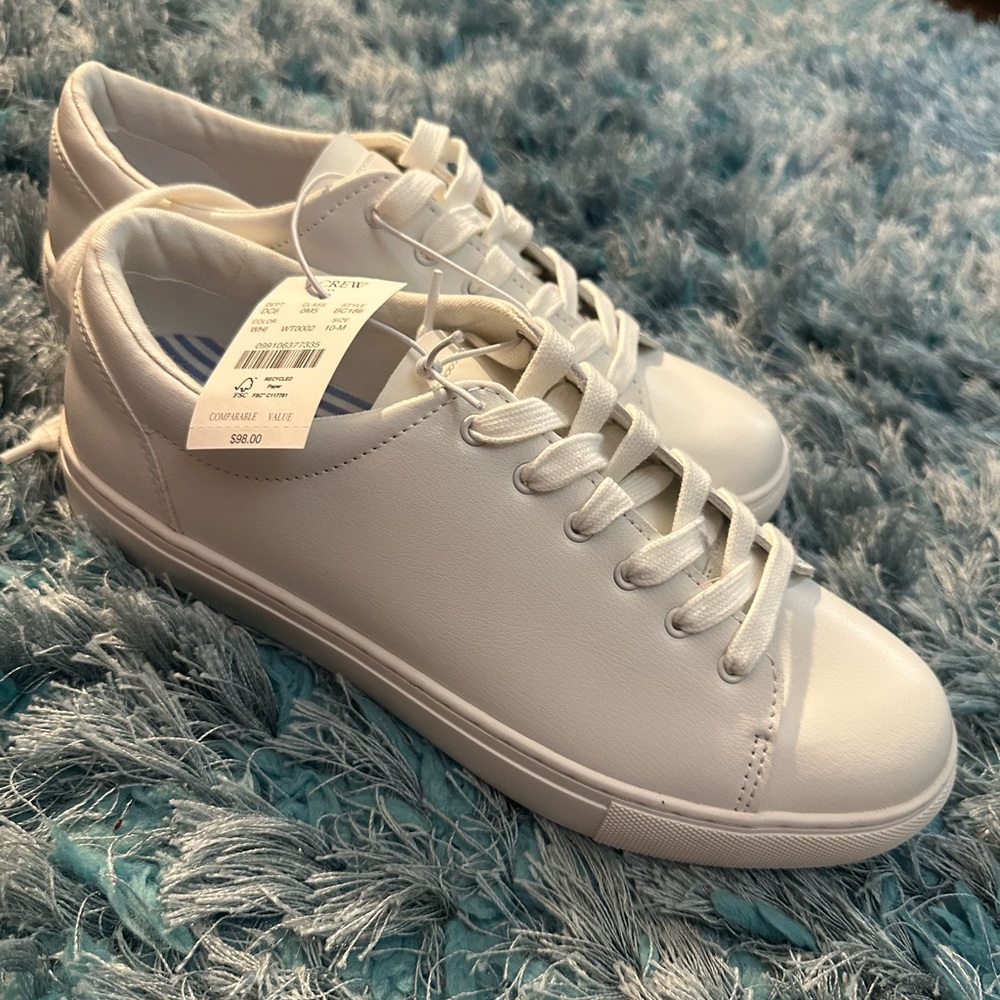 J. Crew White Sneakers